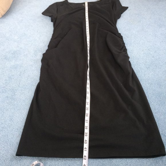 Isabel Black Short Sleeve knit Maternity Dress Size XL - Picture 11 of 15